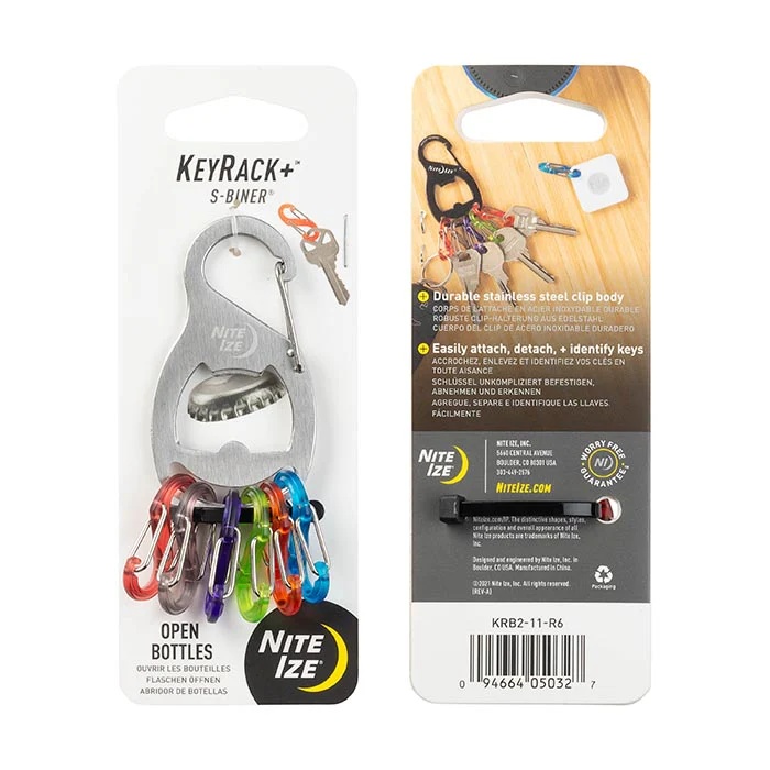 Niteize KeyRack+™ S-Biner® - Stainless Steel