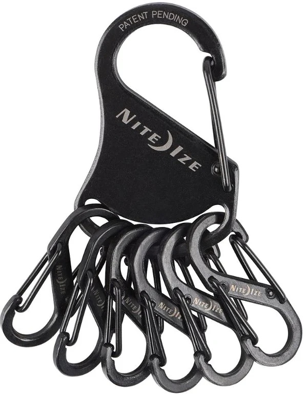 NiteIze KeyRack Steel - S-Biner® - Black