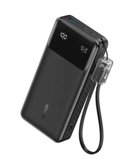 Anker Power Bank (20K, 30W) -Black