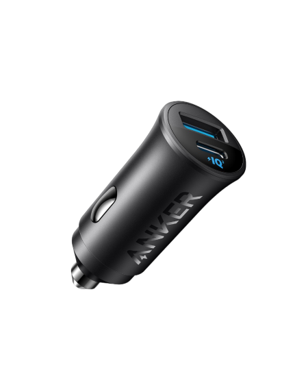 Anker Car Charger (30W, 2 Ports) - Black