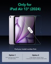 ESR iPad Air 13" 2024 Tempered-Glass Screen Protector 1 Pack