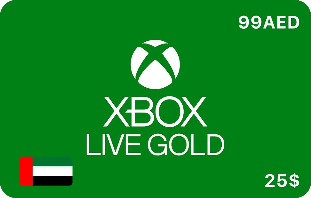 UAE Xbox LIVE 99 AED