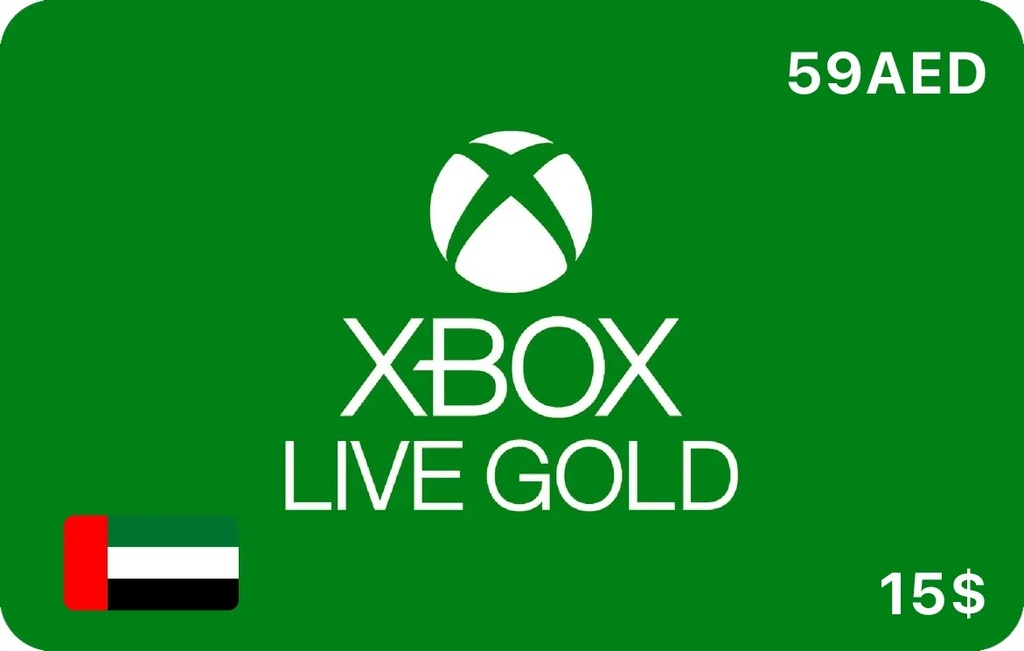 UAE Xbox LIVE   59 AED