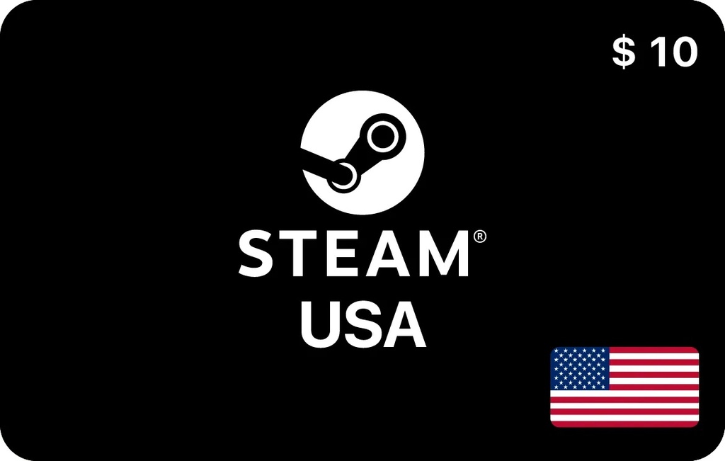 USA Steam Cards 10$