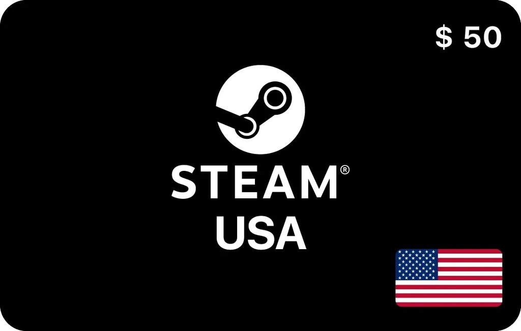 USA Steam Cards 50$