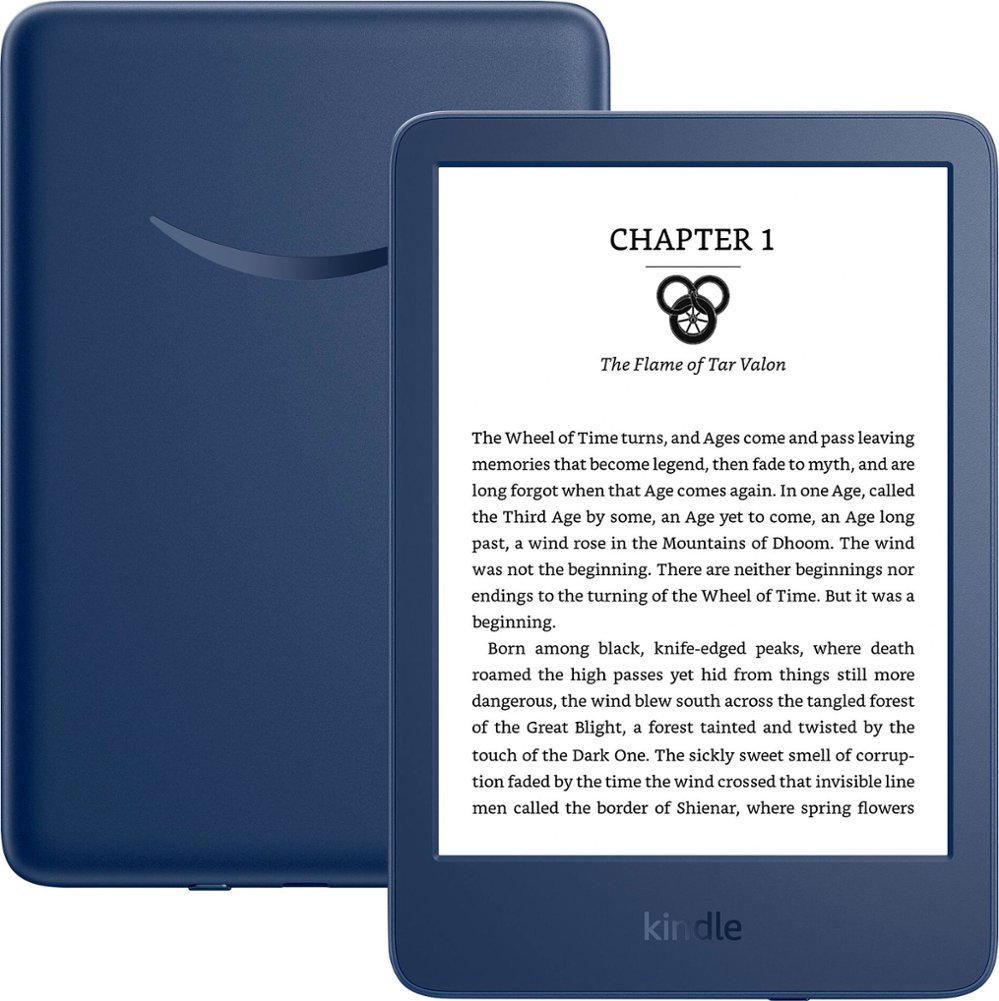 Amazon - Kindle E-Reader (2022 release) 6" display - 16GB - 2022 - Denim