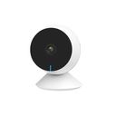 Laxihub Indoor Wi-Fi 2K/3MP Mini Security Camera, Works with Alexa & Google Assistant - White