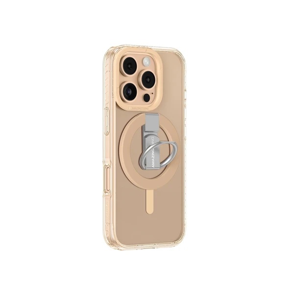 AmazingThing Titan Pro Mag Grip Case for iPhone 16 Pro 6.3-inch - Rose Gold