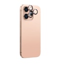 AmazingThing AR 3 Lens Glass for iPhone 16 Pro 6.3-inch / iPhone 16 Pro Max 6.9-inch - Rose Gold