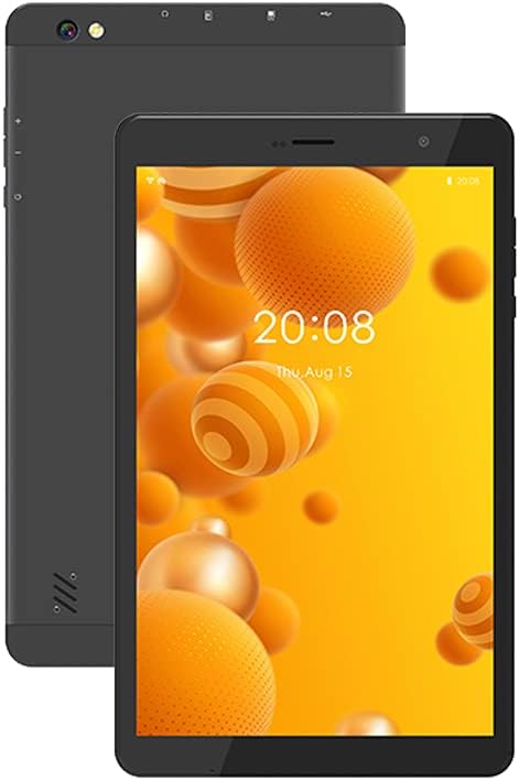 G-Tab F8 Lite 8-Inch 4G, Quad Core, 2+32GB, 2+5Mp Camera, IPS LCD, Tempered Glass Touch, 5100mAh Battery. Free: Kids Case + Screen - Black