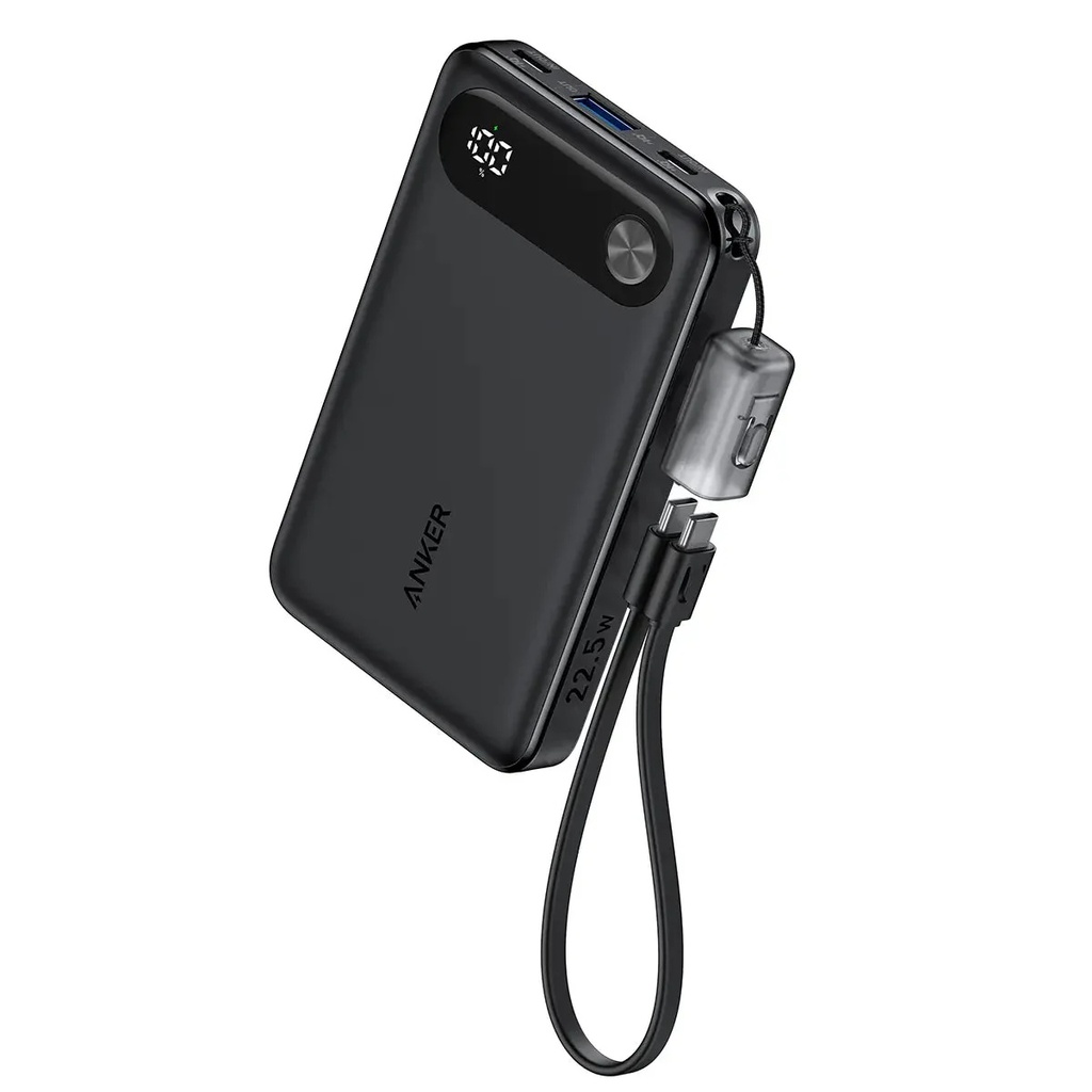 Anker Power Bank (10K, 22.5W) - Black