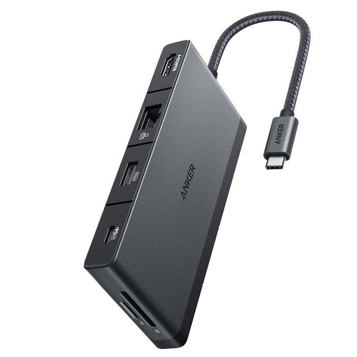 Anker 552 USB-C Hub (9-in-1, 4K HDMI) - Black