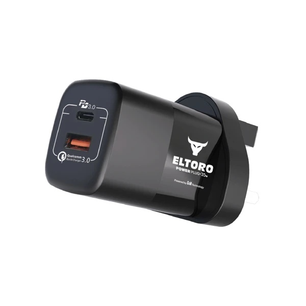 Eltoro Power Plug+ 35W PD3.0 QC3.0 - Black