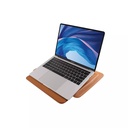 JCPal Ergo Multifunctional Sleeve for 13 inch / 14 inch Laptops & MacBooks – Saddle Brown