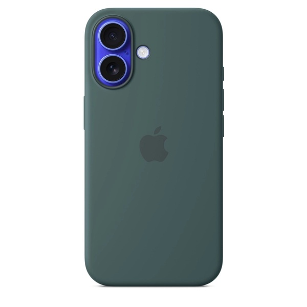 Apple iPhone 16 Silicone Case with MagSafe - Lake Green