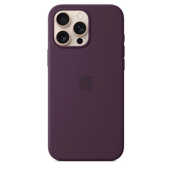 Apple iPhone 16 Pro Max Silicone Case with MagSafe - Plum