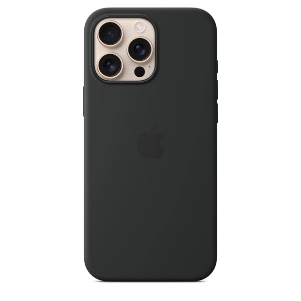 Apple iPhone 16 Pro Max Silicone Case with MagSafe - Black