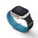 Uniq Revix Evo Reversible Magnetic Apple Watch Strap 49/45/44/42mm - Pacific (Pacific Blue/Black)  