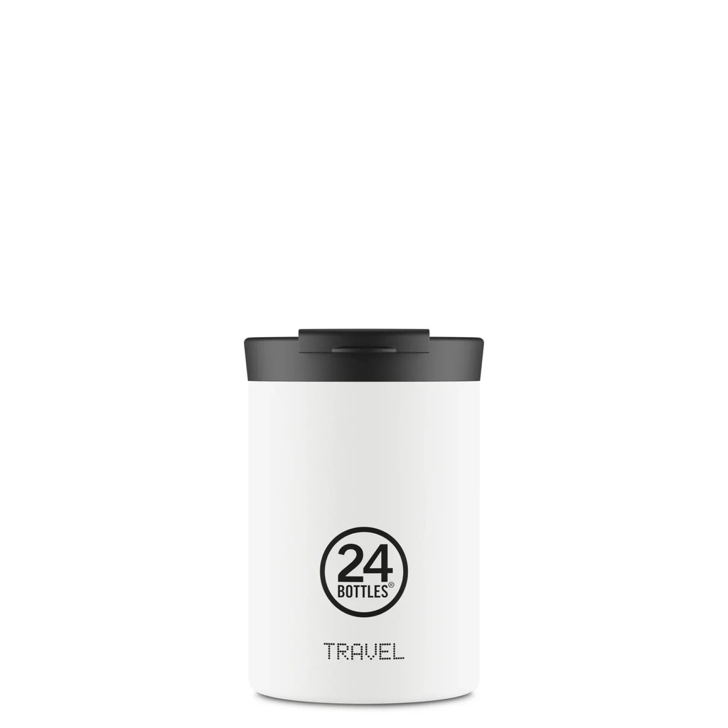 24Bottles Travel Tumbler 350ml - Stone Ice White