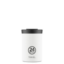 24Bottles Travel Tumbler 350ml - Stone Ice White