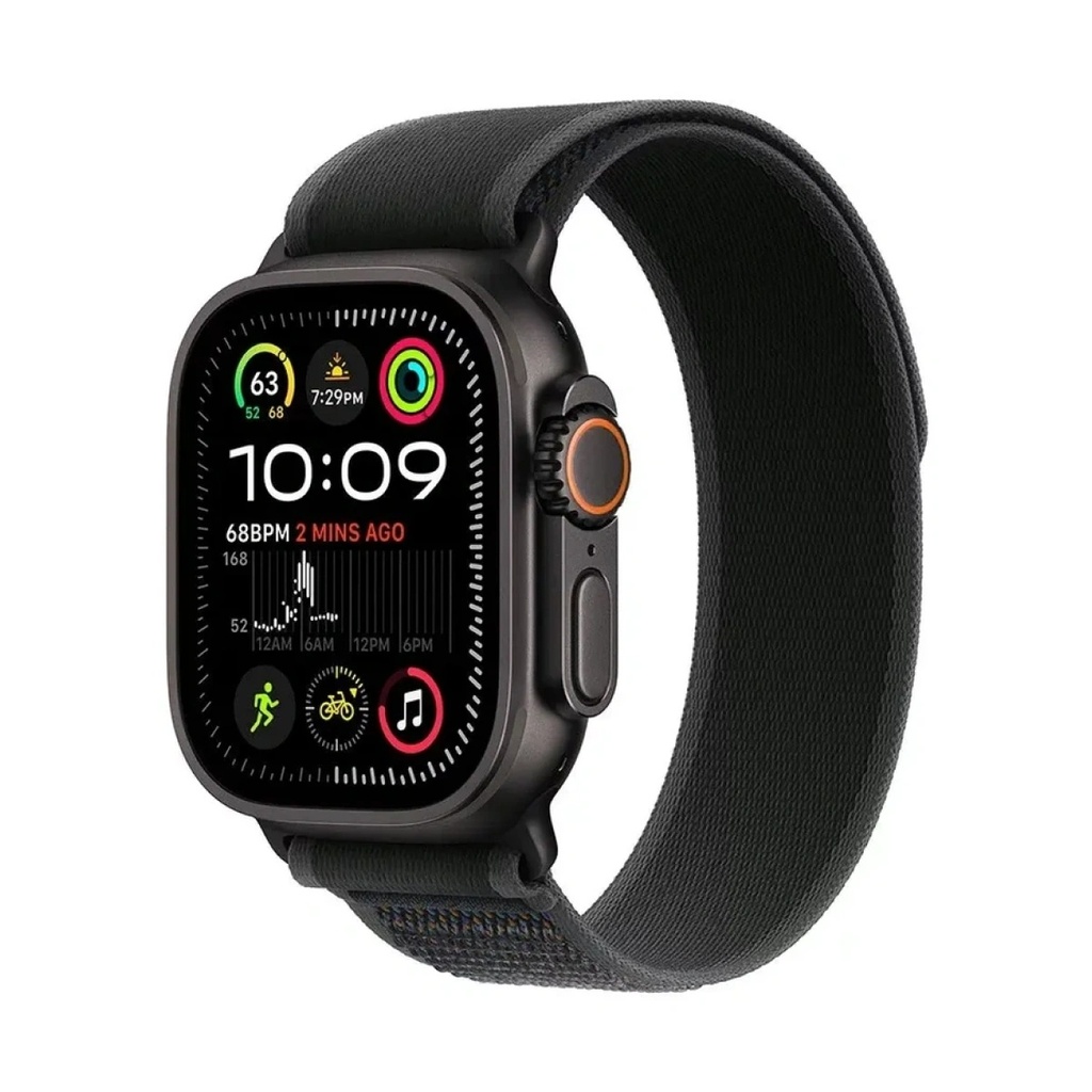 Apple Watch Ultra 2 LTE 49mm Titanium Case with Trail Loop Black S/M