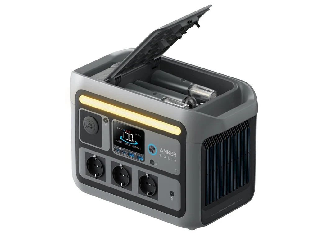 Anker SOLIX C800 Plus Portable Power Station (1200W / 768Wh)
With Camping Lights