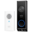 Eufy Video Doorbell E340 Kit With Chime 2K Dual Cameras -Black