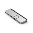 HyperDrive DUO Pro 7-in-2 USB-C Hub - Silver