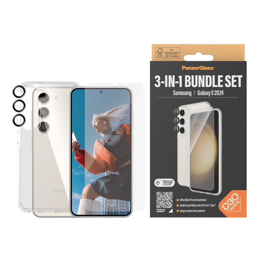 PanzerGlass Samsung S24 2024 Bundle