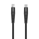 DAEWOO MFI Certified Lightning to USB-C Cable 1 Meter - Black