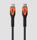 UAG USBC-USBC 1.5m Rugged Kevlar Cable Black / Orange