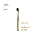 Arta UltraSoft Golden Toothbrush –Black Bristle