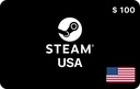 USA Steam Cards  - $100