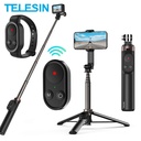 TELESIN Selfie Stick Tripod with Bluetooth Remote and Wrist strap