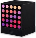 Yeelight Gaming Cube Smart Lamp Matrix Base, Wi-Fi Smart Table Lamp, Modular Design, Interactive Entertainment, 16M Colors, Magnetic Connection, Expandable Up To 6 Units, Black