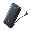 Anker Nano Power Bank (20K, 30W, Built-In USB-C Cable) - Black